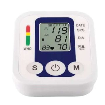   Felkaros digitális vérnyomásmérő nagy pontossággal, WHO skálával