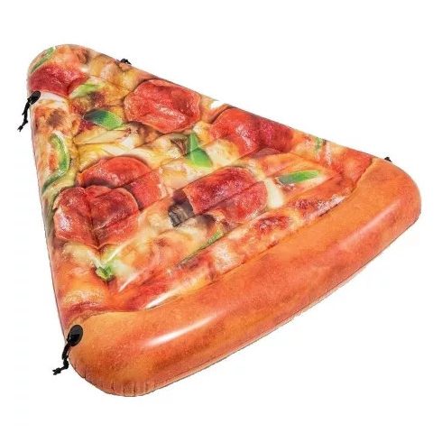 Óriás pizzaszelet formájú felfújható matrac