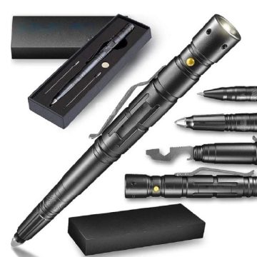   TAC PEN Multifunkciós, túlélő eszköz – toll méretű zseblámpa, vágószerszám és üvegtörő 